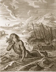 Glauco trasformato in dio del mare, 1731